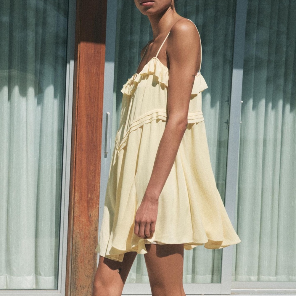 Zara Cream Mini Dress